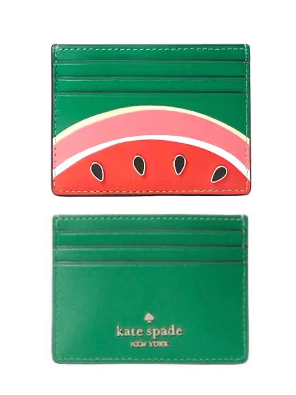 KSNY Kate Spade Watermelon What-a-Melon Slim Credit Card Case ID Holder Wallet